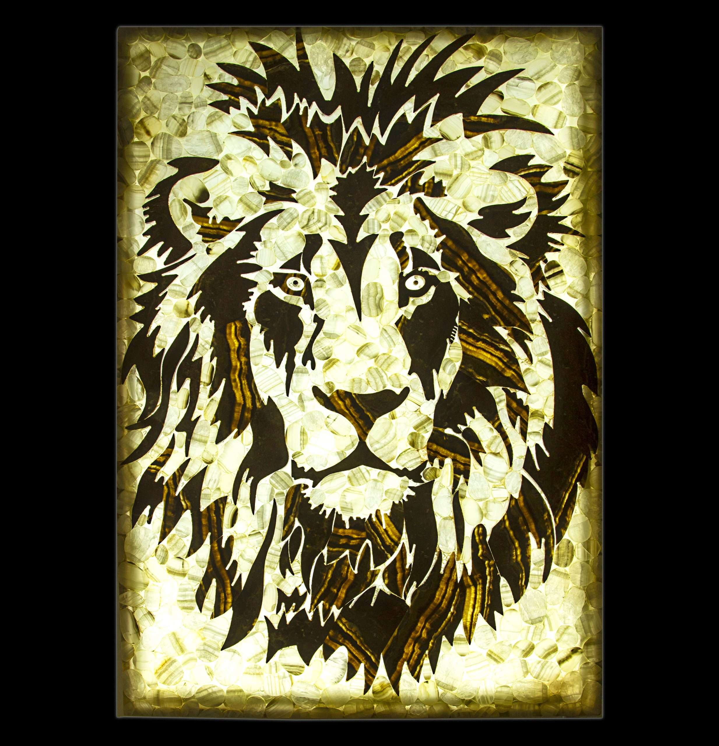 dvm027-lion lampshade1