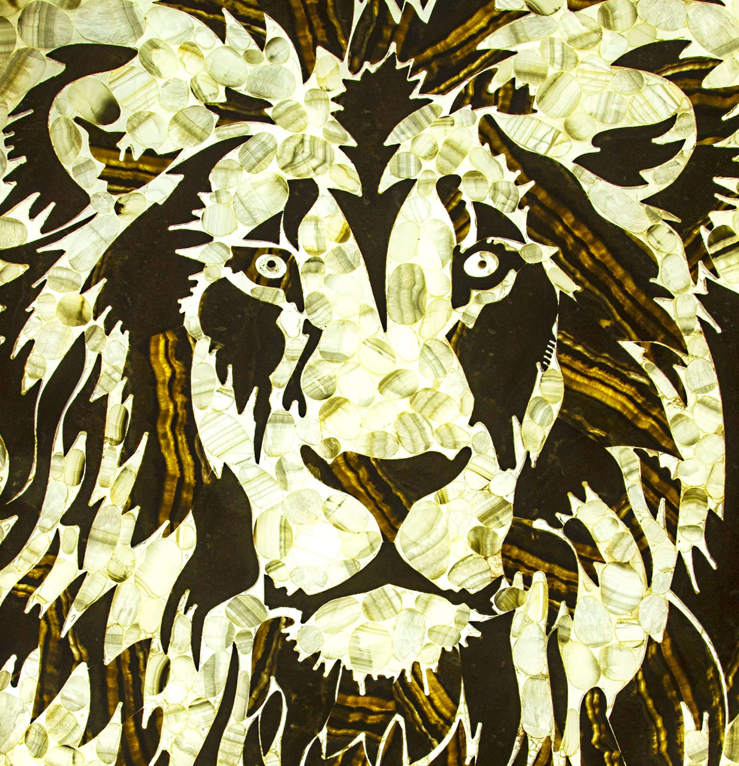 dvm027-lion lampshade2