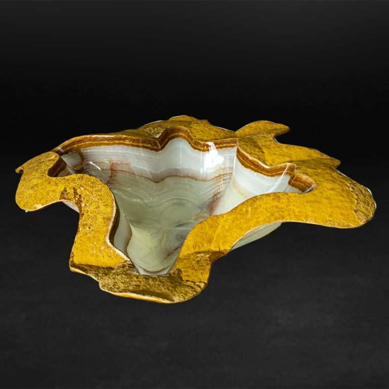 Decorative Natural Onyx Bowl Diva