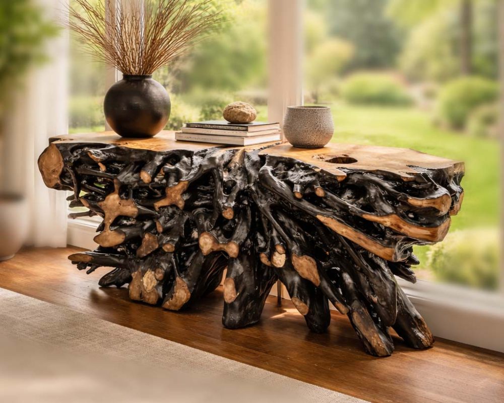 Roots Reverie Root Reverie™ Teak Console – Diva