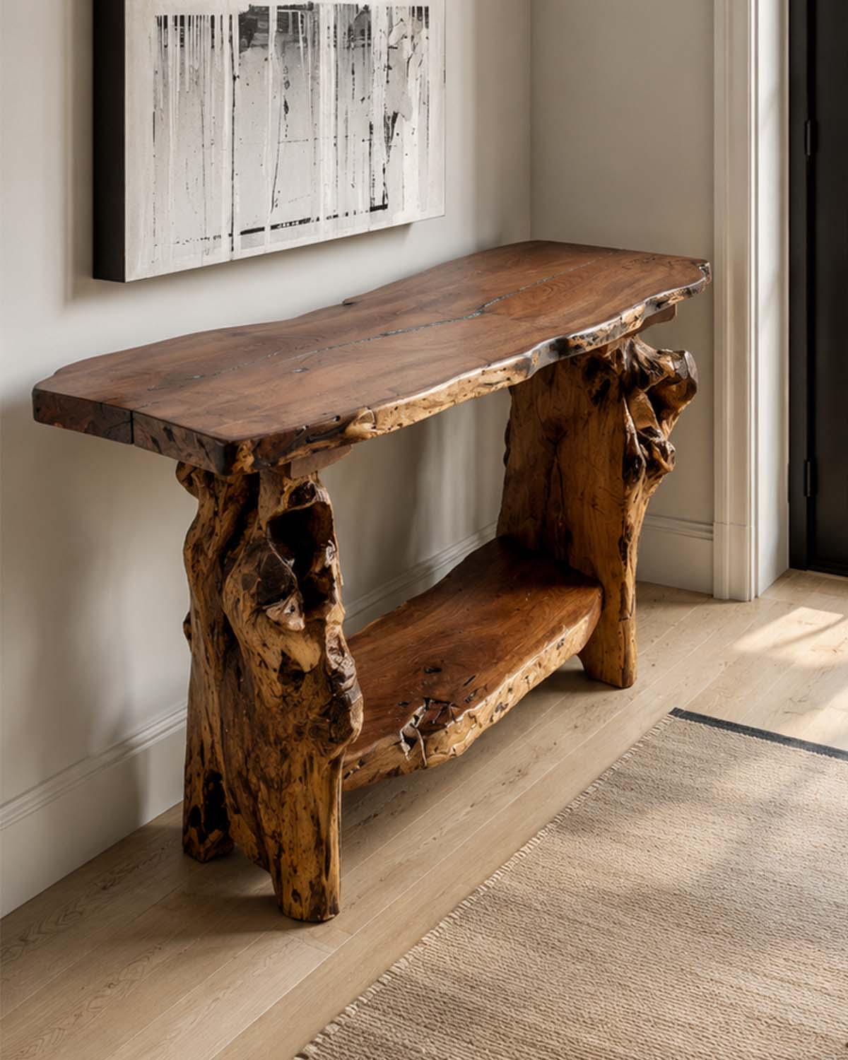 TURQUIZE CONSOLE TABLE (3)