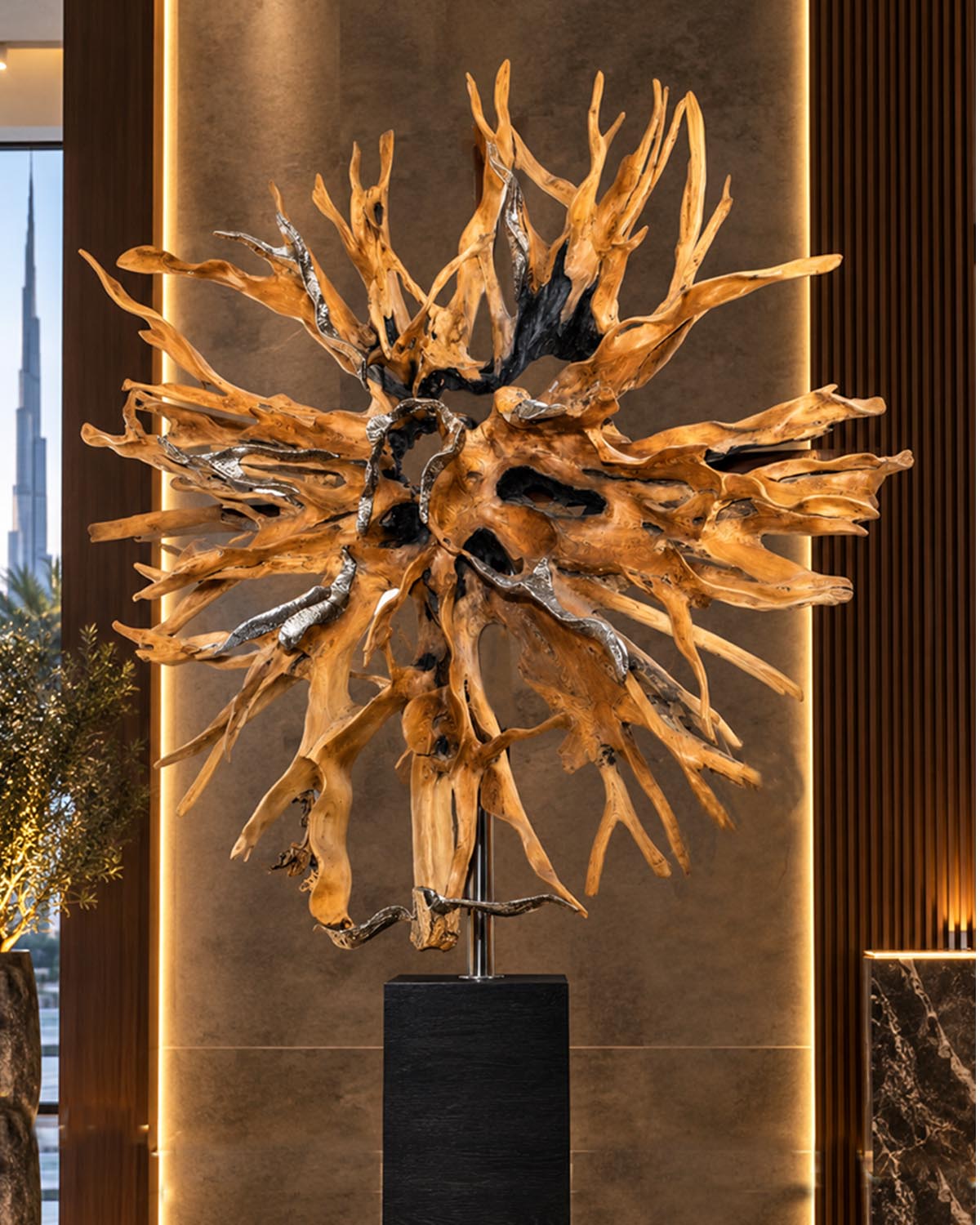 teak root art sculpture1
